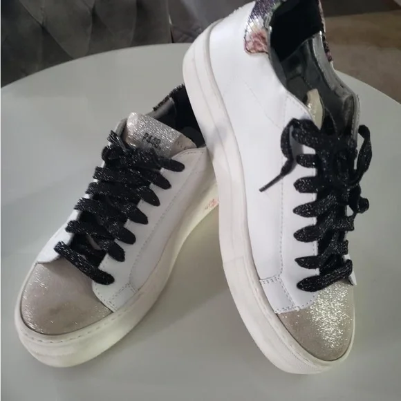 SUPER CUTE P448 FLORAL SNEAKERS size 37 - Picture 2 of 12